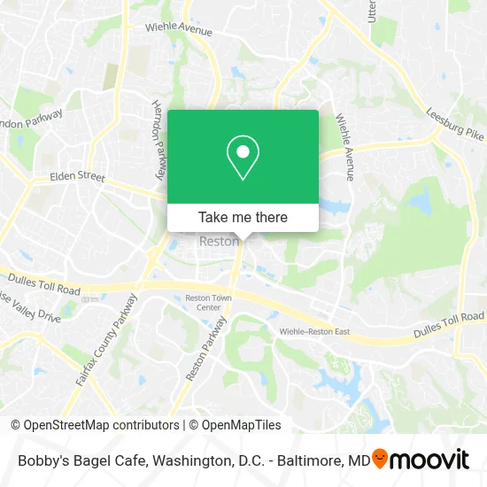 Bobby's Bagel Cafe map