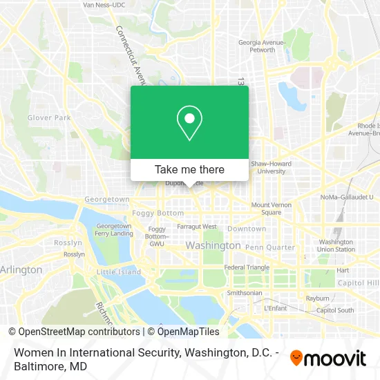 Women In International Security map