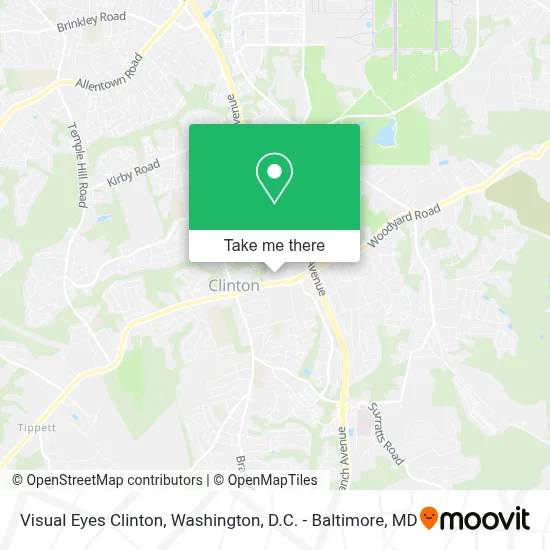 Visual Eyes Clinton map
