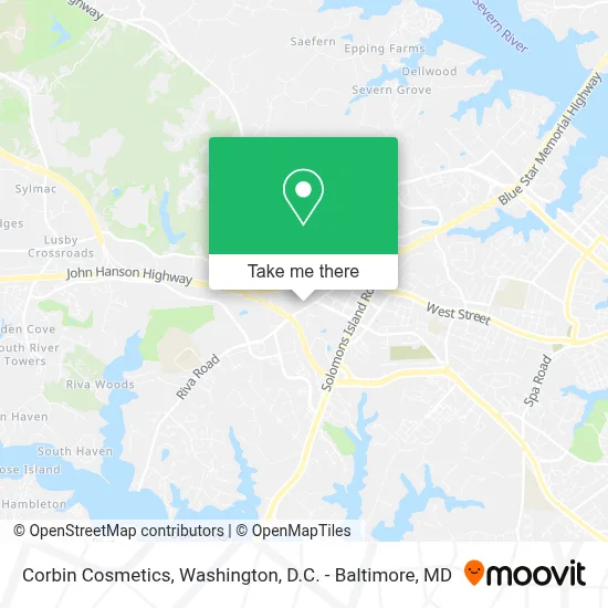Corbin Cosmetics map