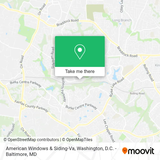 American Windows & Siding-Va map