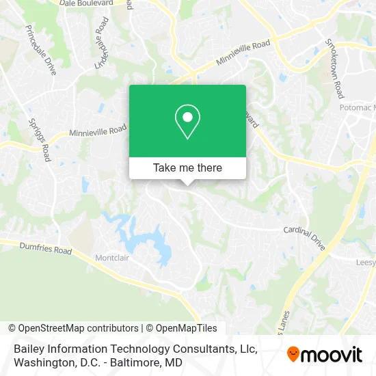 Bailey Information Technology Consultants, Llc map