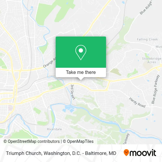 Triumph Church map