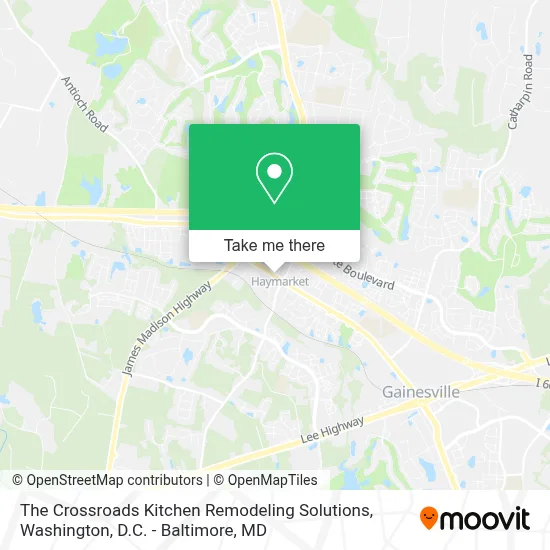 The Crossroads Kitchen Remodeling Solutions map