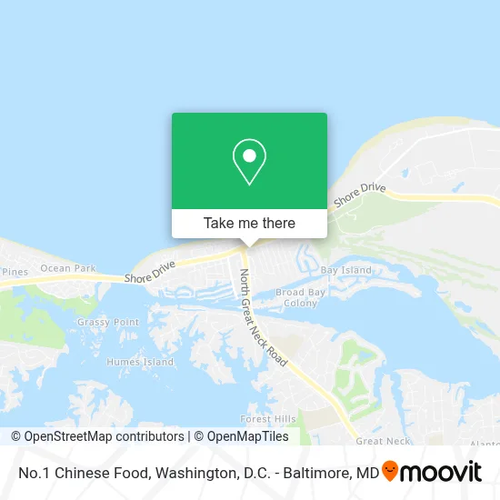 No.1 Chinese Food map