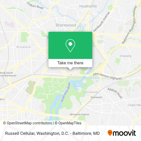 Russell Cellular map