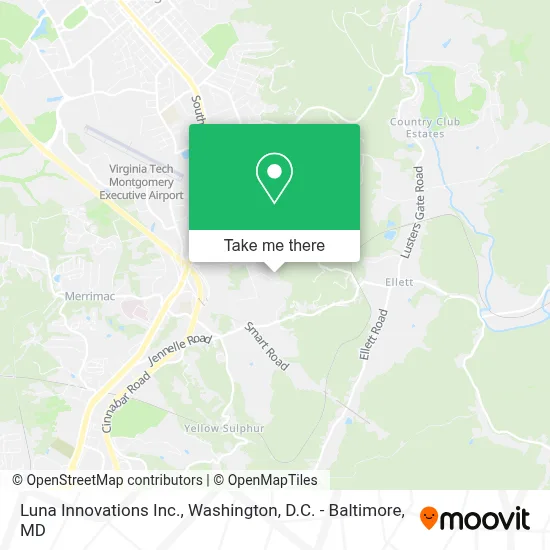 Luna Innovations Inc. map