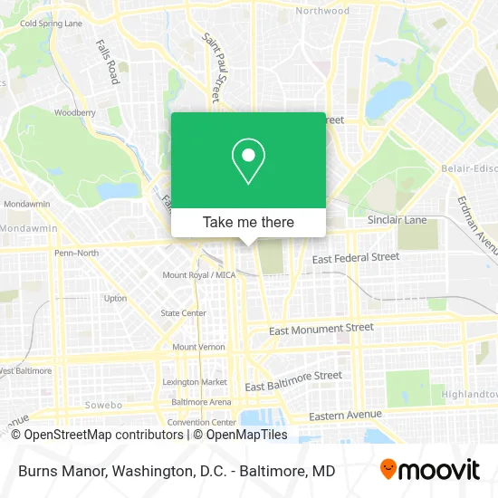 Burns Manor map