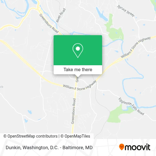 Dunkin map