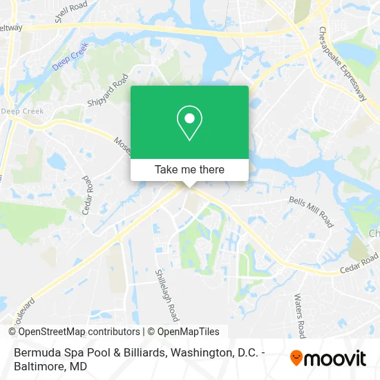 Bermuda Spa Pool & Billiards map