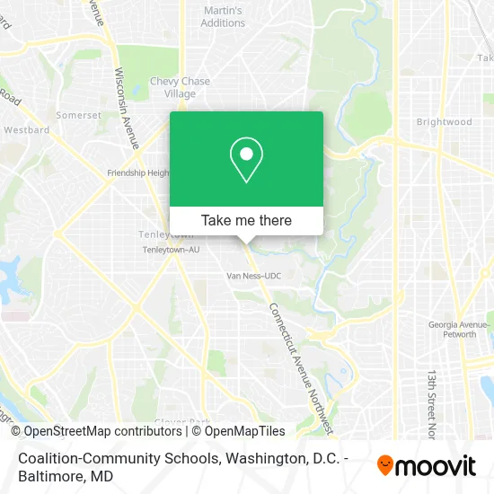 Coalition-Community Schools map
