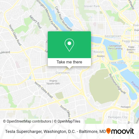 Tesla Supercharger map