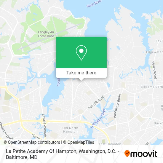 La Petite Academy Of Hampton map