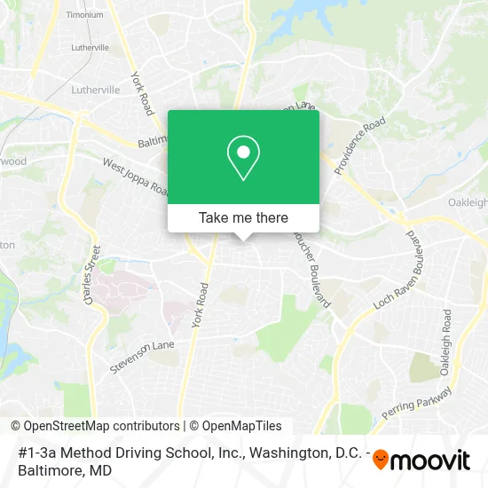 #1-3a Method Driving School, Inc. map