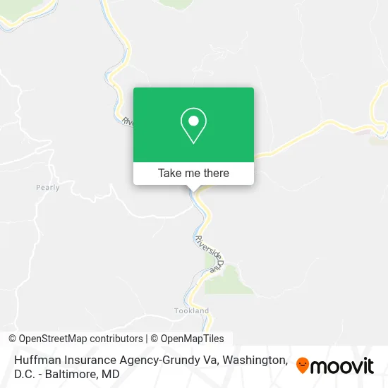 Huffman Insurance Agency-Grundy Va map