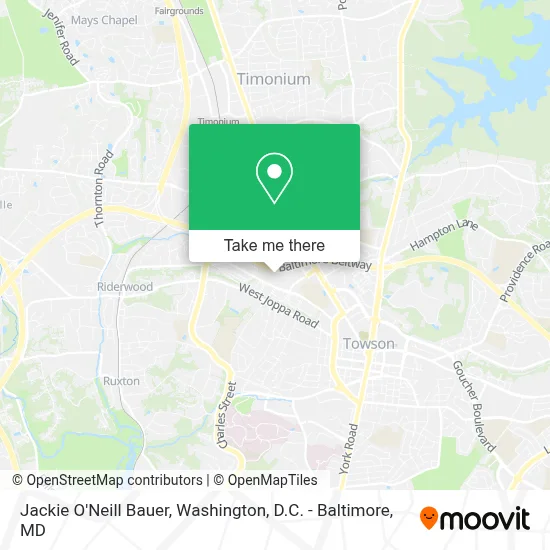 Jackie O'Neill Bauer map