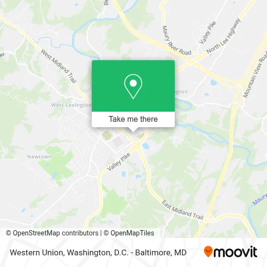 Western Union map