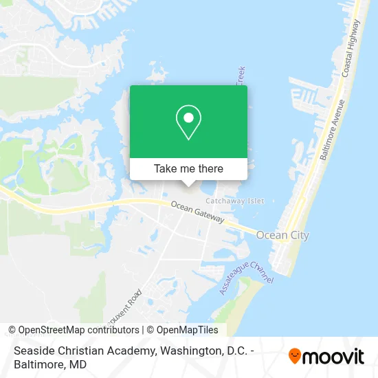 Seaside Christian Academy map