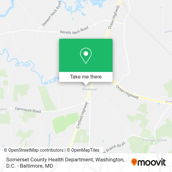 Somerset County Health Department map
