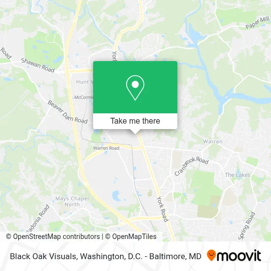 Black Oak Visuals map
