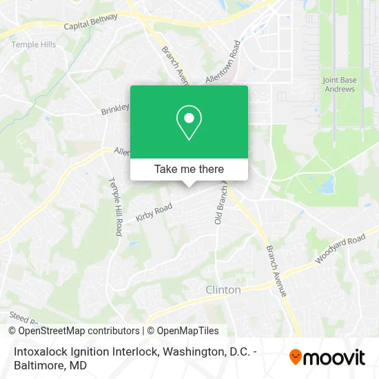 Intoxalock Ignition Interlock map