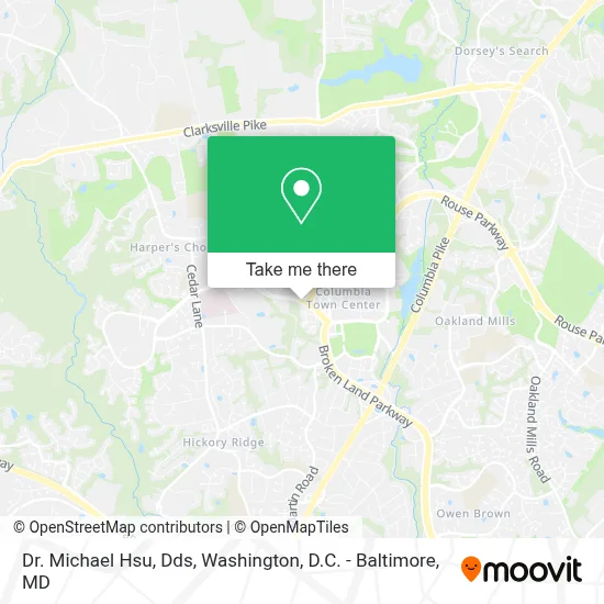 Dr. Michael Hsu, Dds map