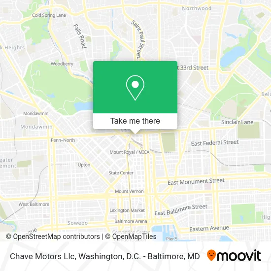 Chave Motors Llc map
