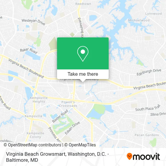 Virginia Beach Growsmart map