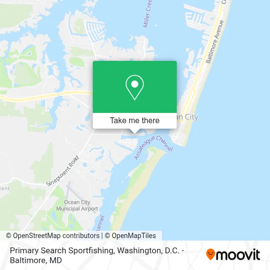 Primary Search Sportfishing map