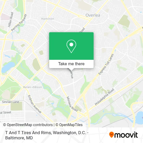 T And T Tires And Rims map