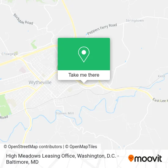 High Meadows Leasing Office map