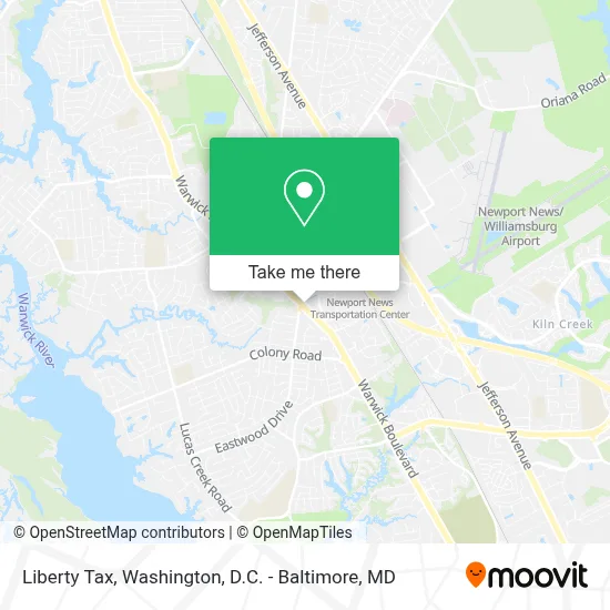 Liberty Tax map