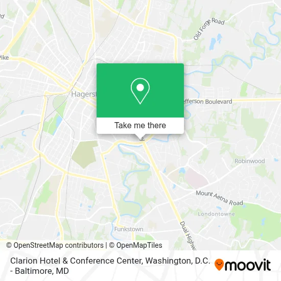 Clarion Hotel & Conference Center map