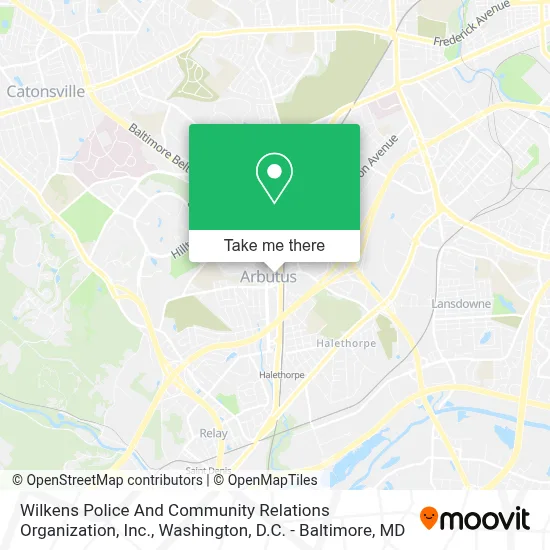 Wilkens Police And Community Relations Organization, Inc. map