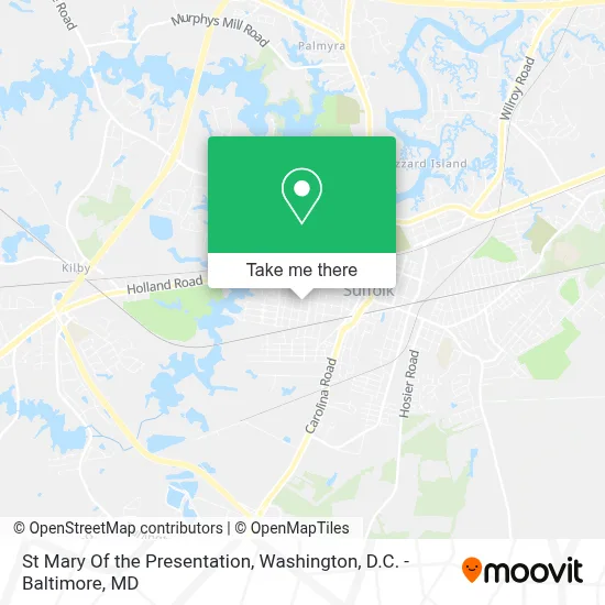 St Mary Of the Presentation map