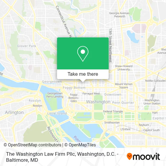 The Washington Law Firm Pllc map