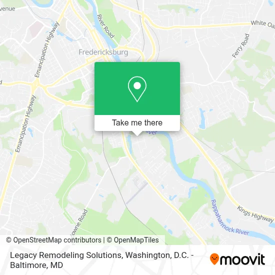 Legacy Remodeling Solutions map
