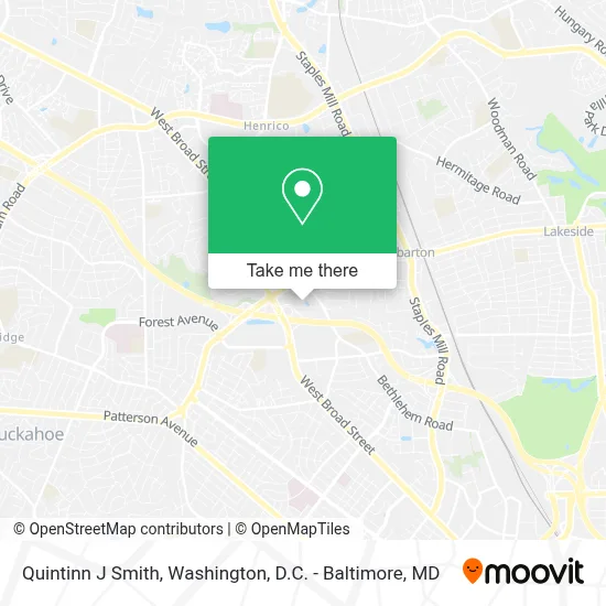 Quintinn J Smith map