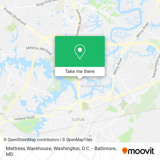 Mattress Warehouse map