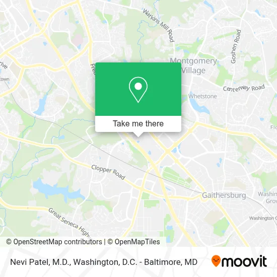 Nevi Patel, M.D. map