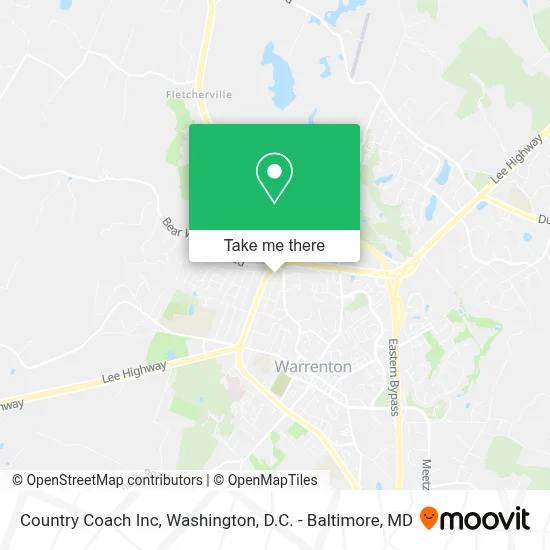 Country Coach Inc map