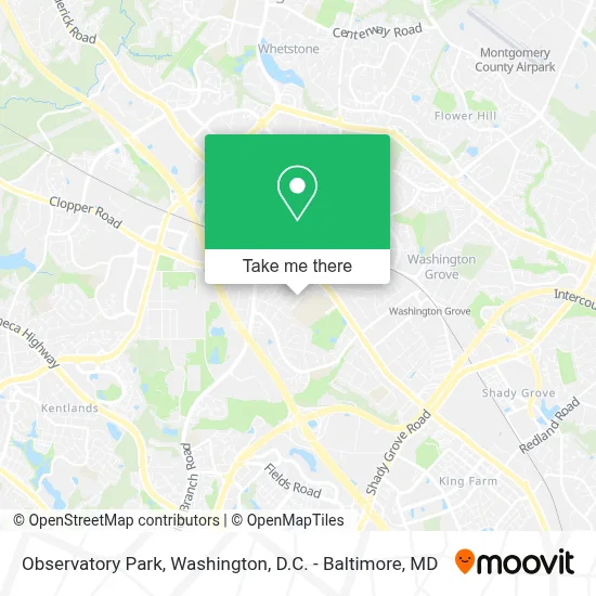 Observatory Park map