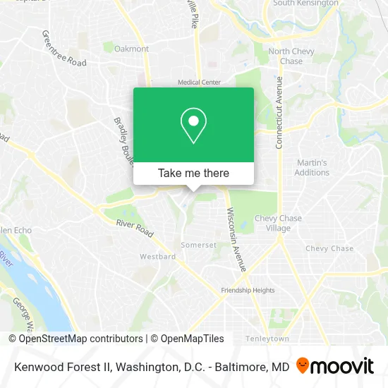 Kenwood Forest II map