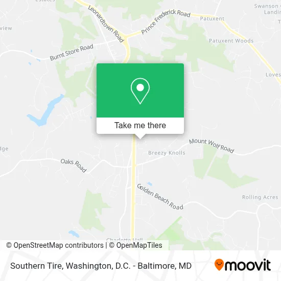Southern Tire map