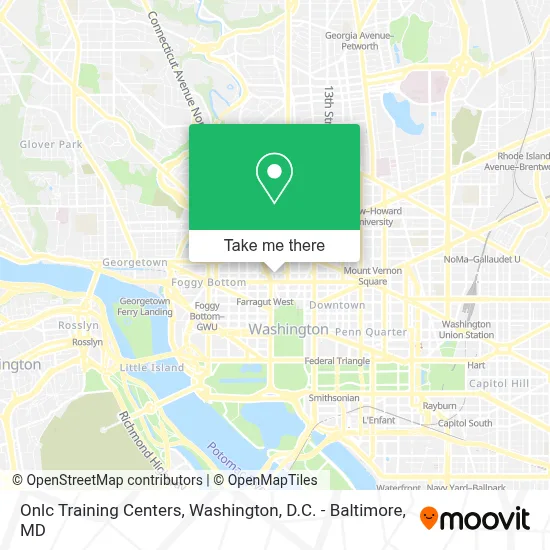 Onlc Training Centers map