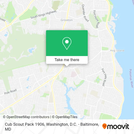 Cub Scout Pack 1906 map