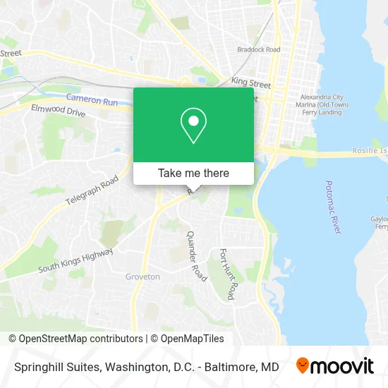 Springhill Suites map