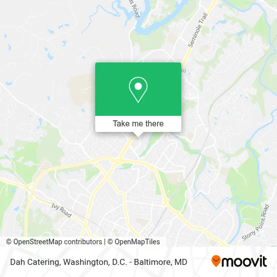 Dah Catering map