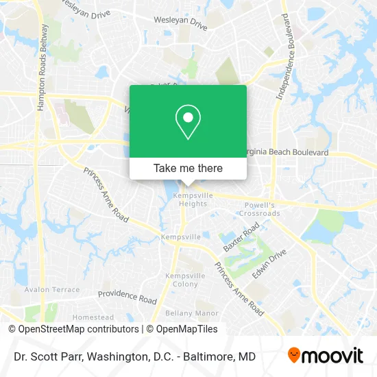 Dr. Scott Parr map