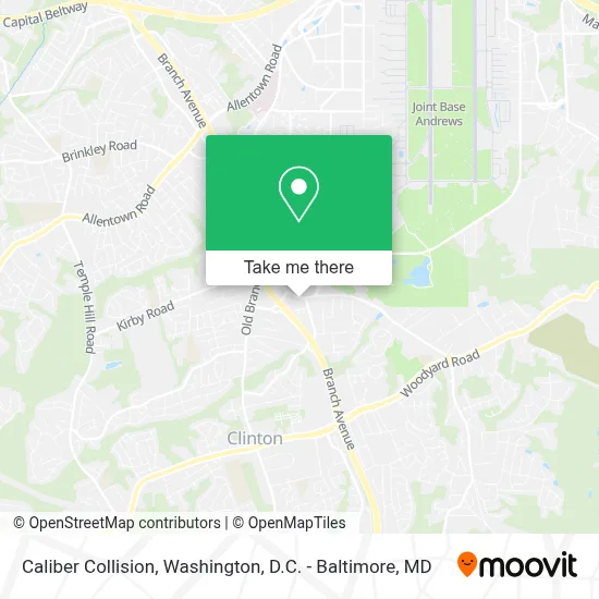 Caliber Collision map